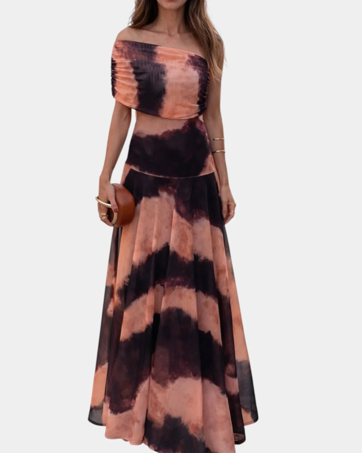Clotilde Off-Shoulder-Kleid