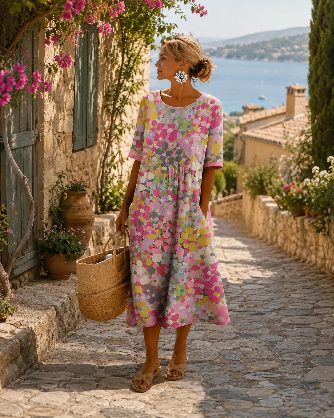 Liséa Kleid mit Blumenmuster
