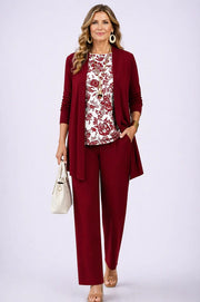 Margaret | Elegantes 3-teiliges Casual-Set