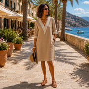 Élise | Elegantes Kleid mit V-Ausschnitt