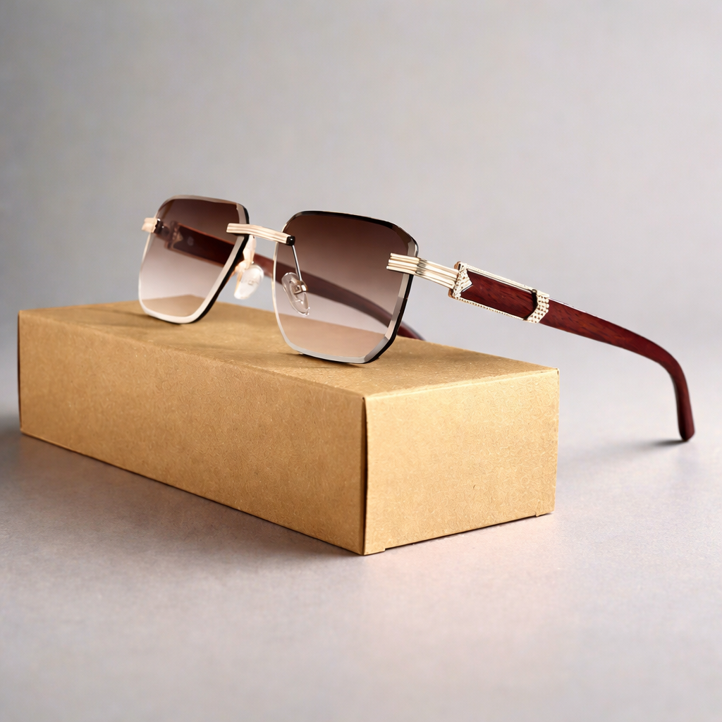 Edda | Randlose Premium-Sonnenbrille