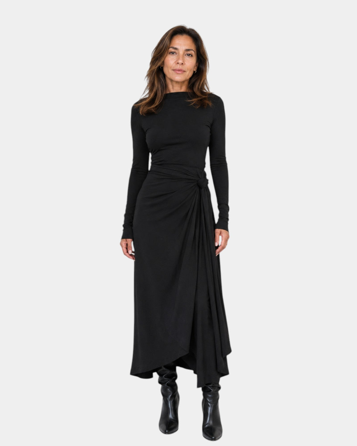 Renee Kleid mit Drapierung