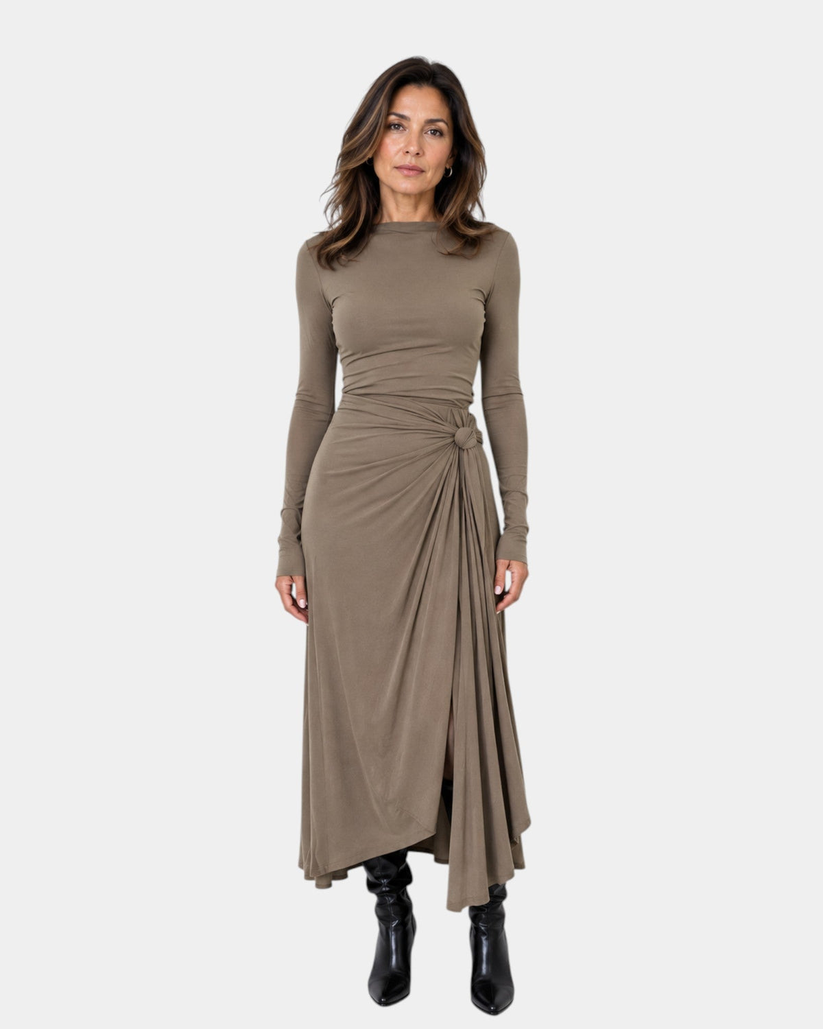 Renee Kleid mit Drapierung