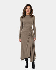 Renee Kleid mit Drapierung