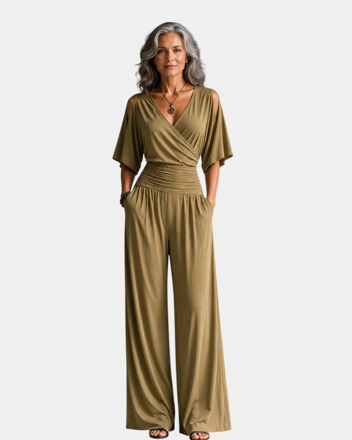 Reiner One-Shoulder-Jumpsuit