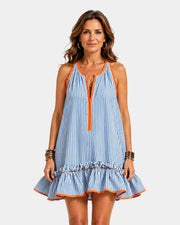 Anaé Kleid mit Streifenmuster