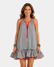 Anaé Kleid mit Streifenmuster