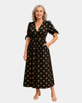 Charlaine Kleid mit Punktmuster