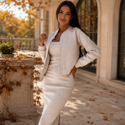 Elena | Figurbetontes Kleid-Set mit Jacke – in verschiedenen Farben