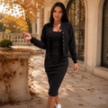 Elena | Figurbetontes Kleid-Set mit Jacke – in verschiedenen Farben