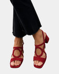 Guillelmine Sandalen mit eckiger Zehenpartie