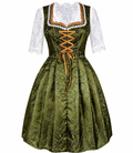 Wilhelmine | Luxuriöses Dirndl aus Brokat & Spitze