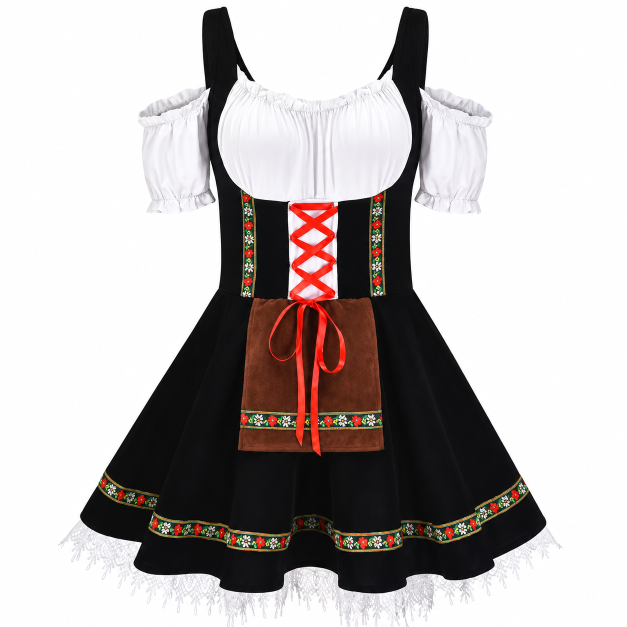 Leni | Dirndl mit Schürze im Trachten-Stil