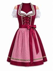 Antonia | Premium Dirndl mit Schürze im Trachten-Stil
