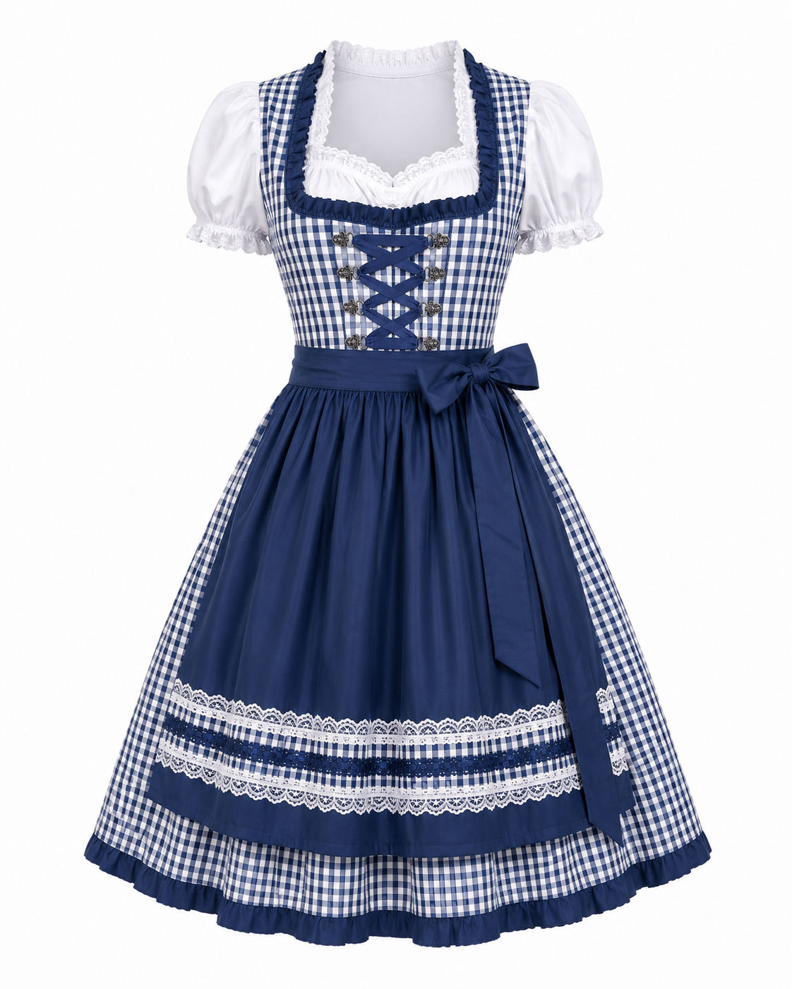 Heidi | Damen Dirndl mit Schürze im Trachten-Stil
