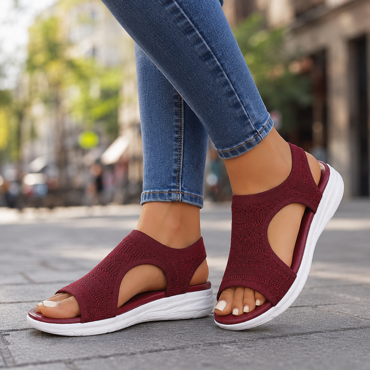 Runa | Federleichte orthopädische Komfort-Sandalen