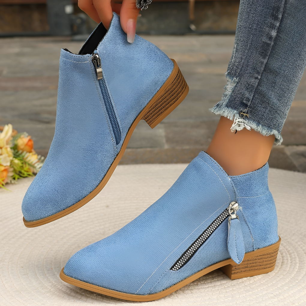 Reißverschluss Stiefel mit Reißverschluss