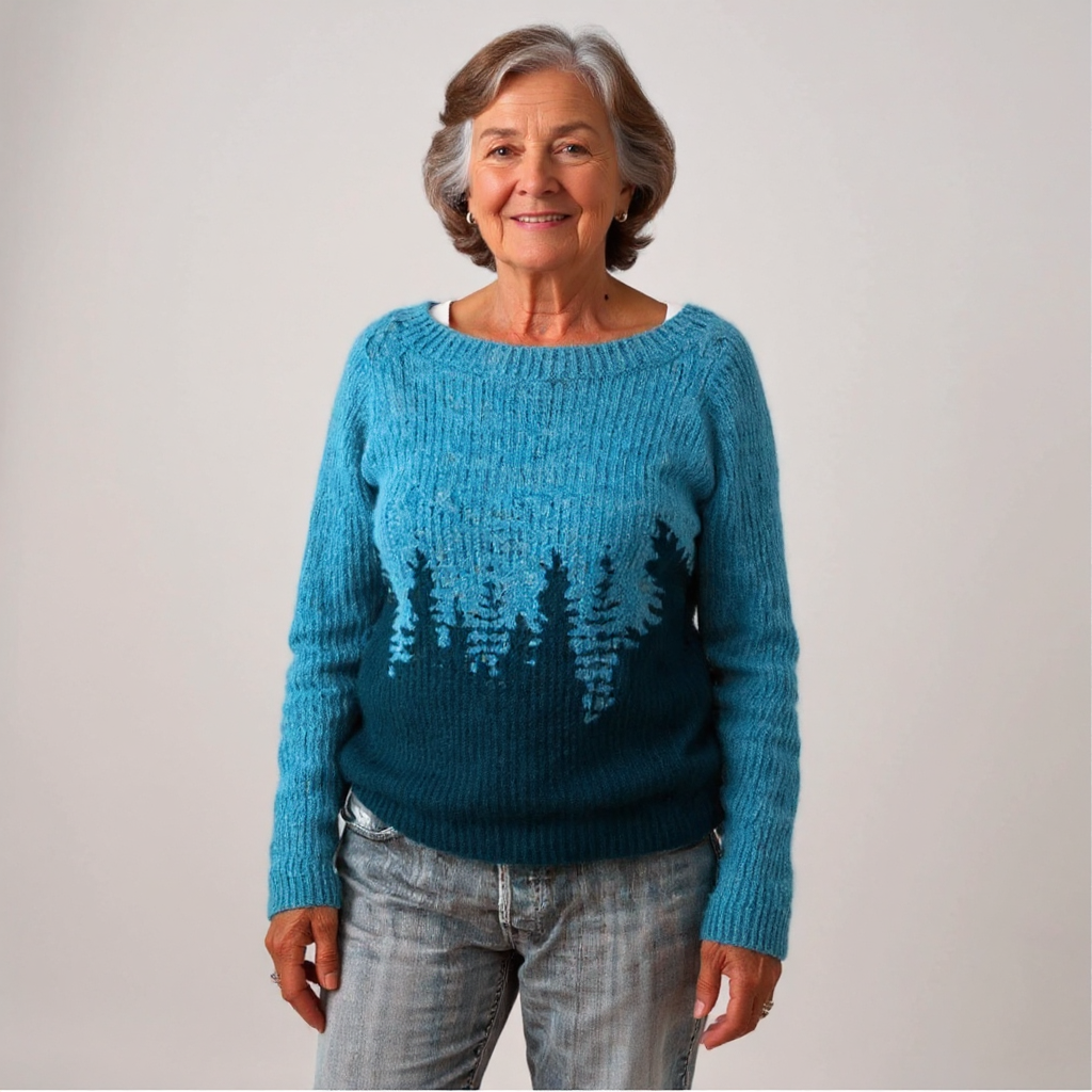Pullover im Retro-Look