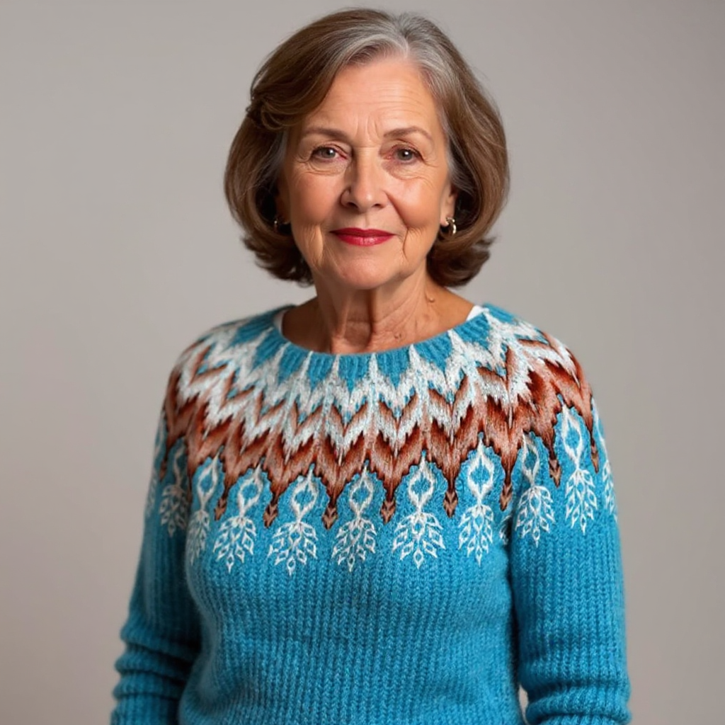Elaine Pullover im Retro-Look