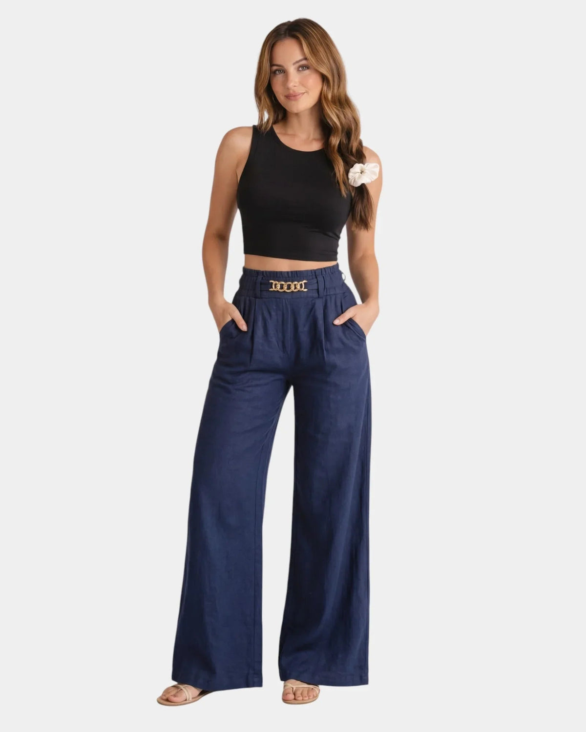 Audrey Wide-Leg-Hose