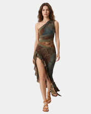 Cyrielle Kleid mit Muster