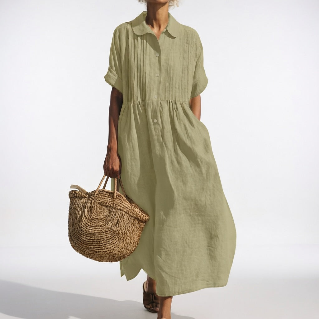 Lysandra | Leichtes und Sommerliches Hemdblusenkleid