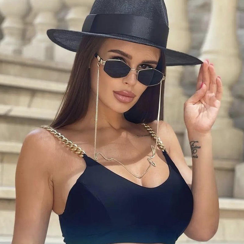 Yara | Trendige Hexagon-Sonnenbrille