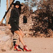 Pumps im Retro-Look