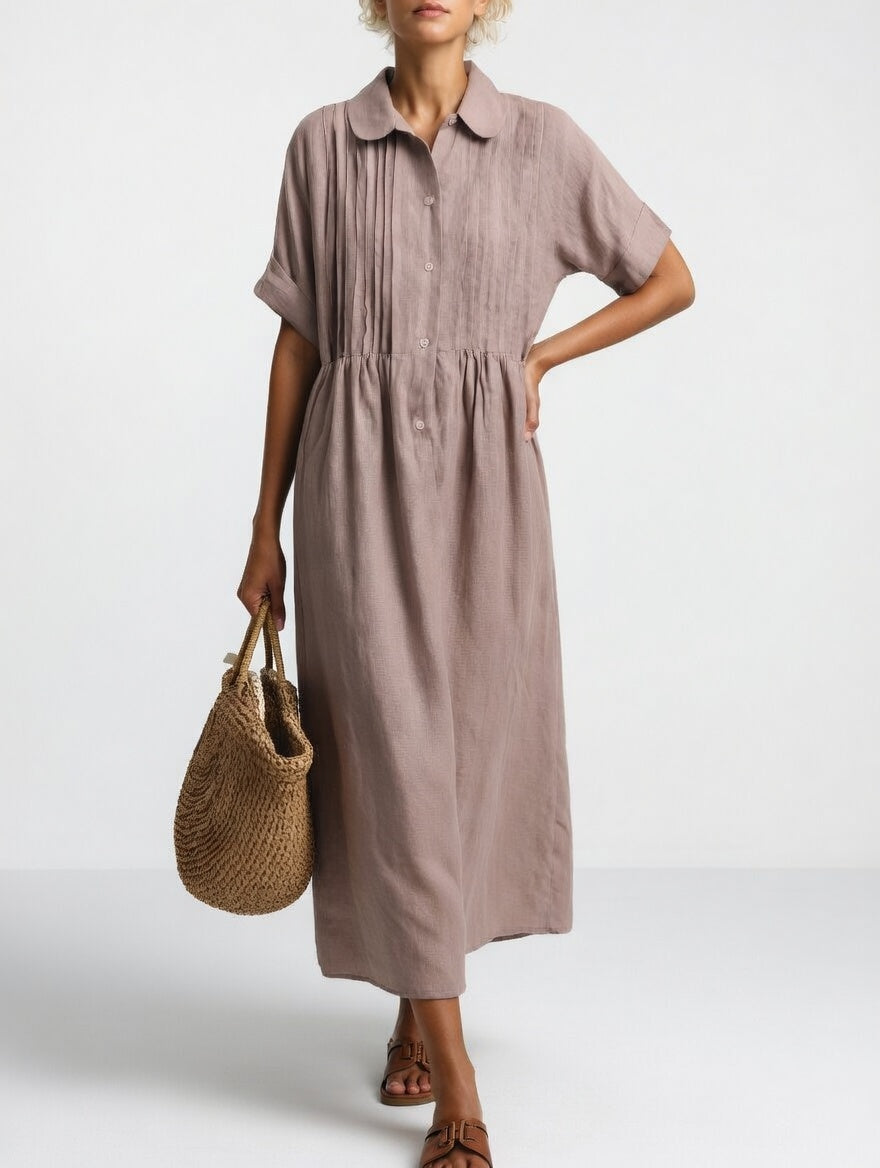 Lysandra | Leichtes und Sommerliches Hemdblusenkleid