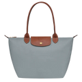 Longchamp - Medium Le Pliage Tote, Stahl