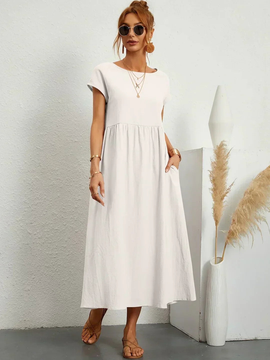 Gabrielle | Zeitlos elegantes Midikleid