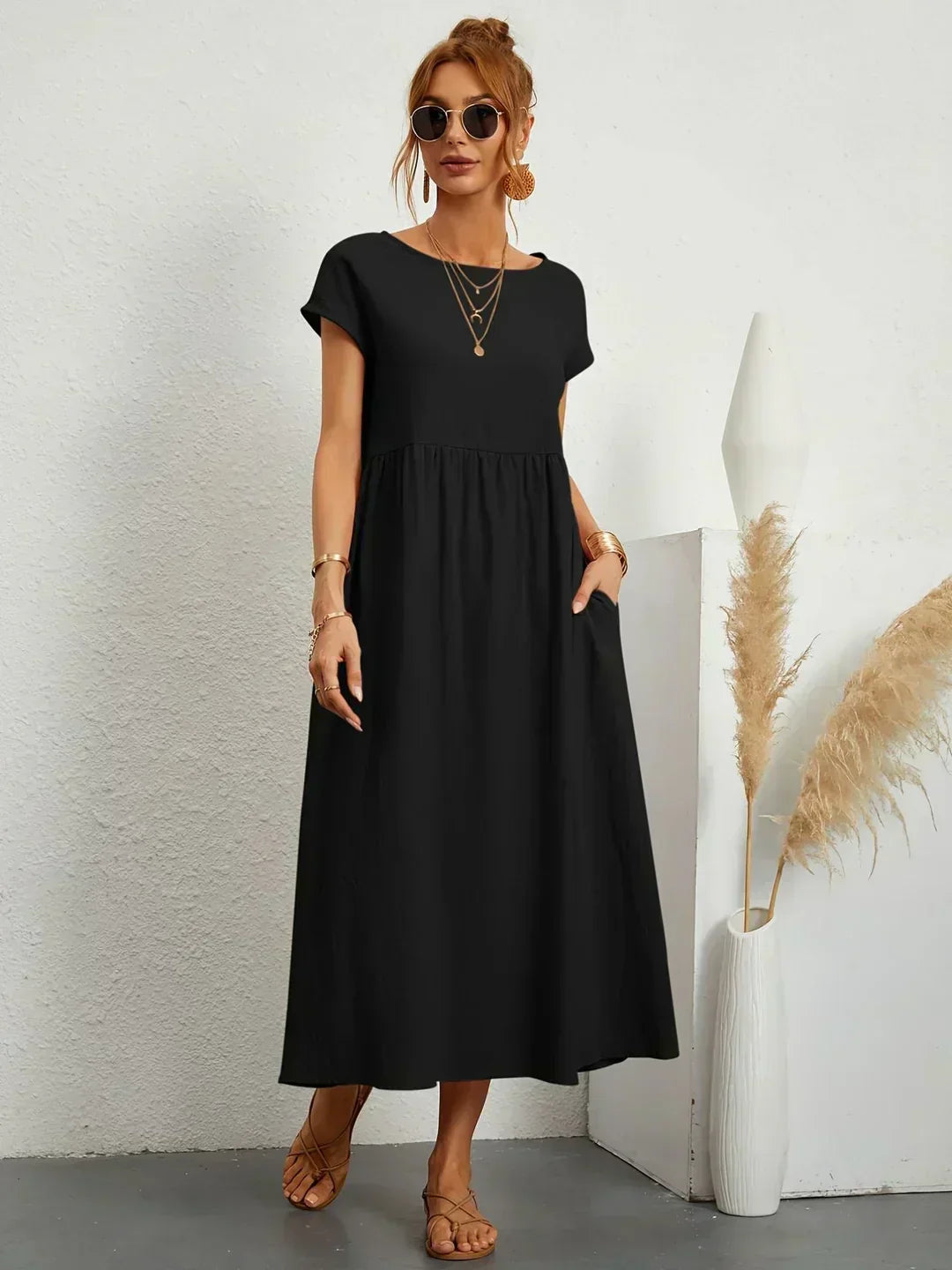 Gabrielle | Zeitlos elegantes Midikleid