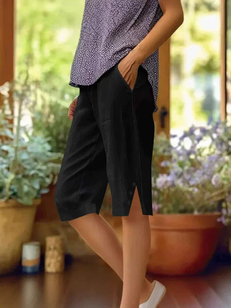 Fenja | Bequeme Bermuda mit Details