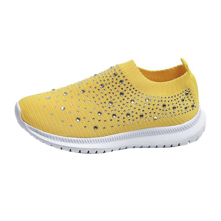 Sneaker mit Glitzerdetails