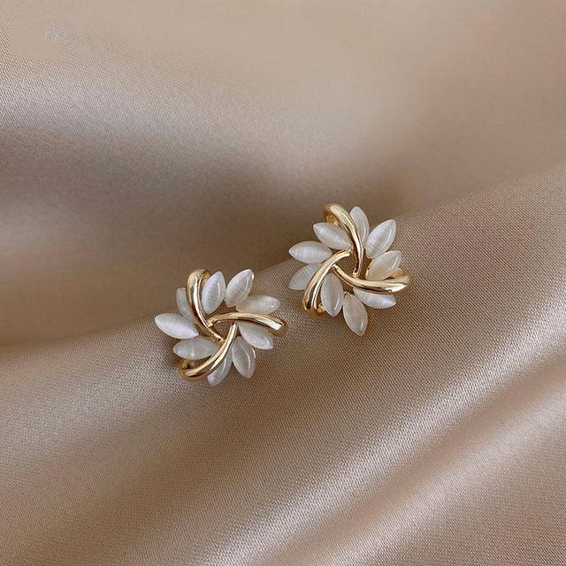 Charlotte Ohrringe mit Blumenmuster