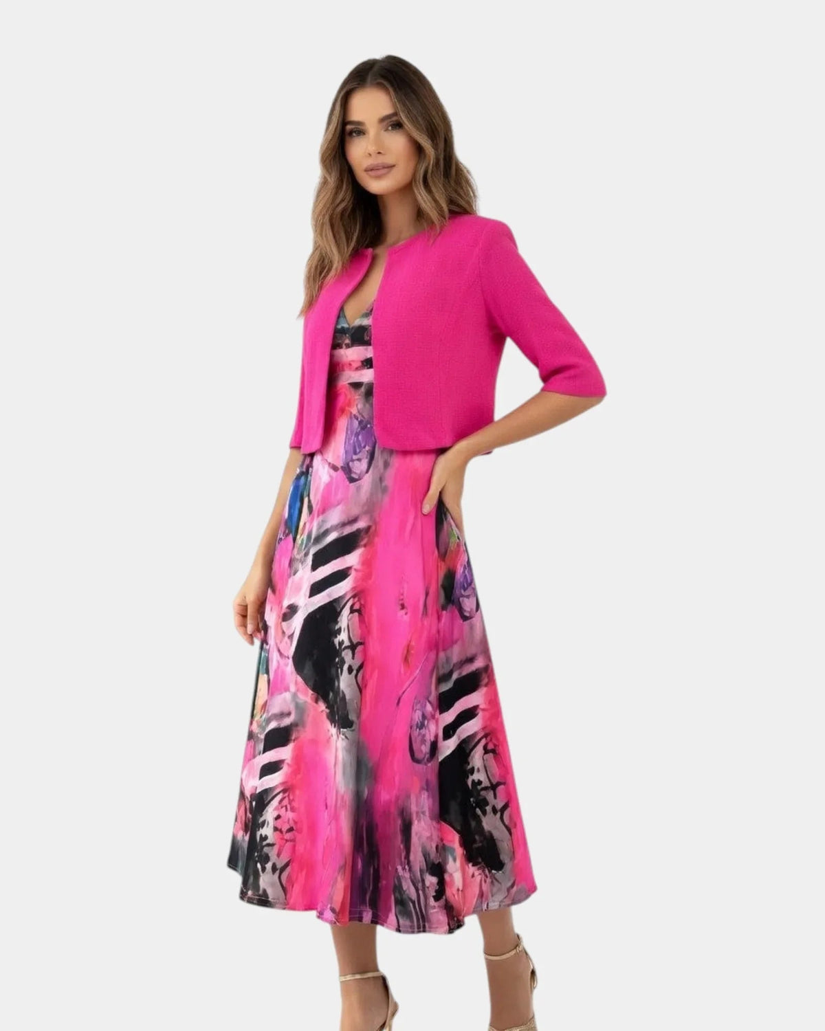 Stacy Kleid mit Muster