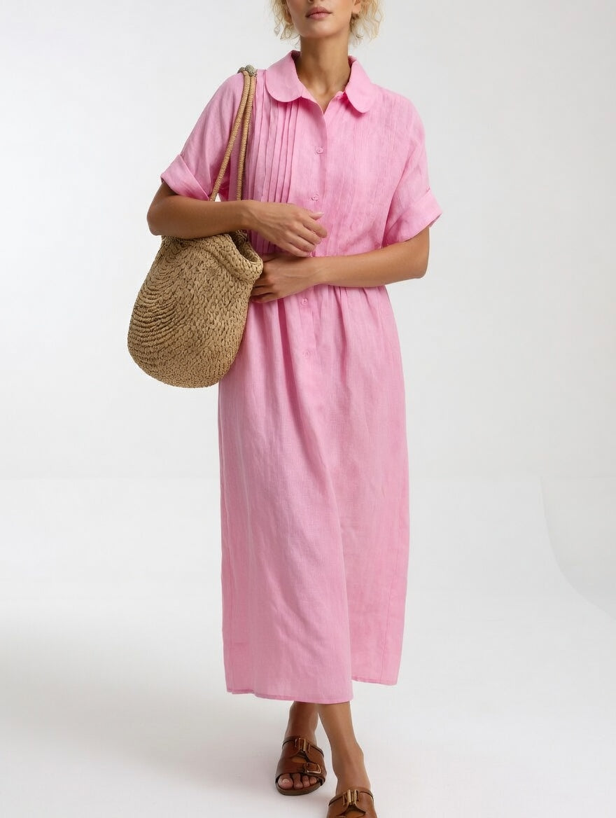 Lysandra | Leichtes und Sommerliches Hemdblusenkleid