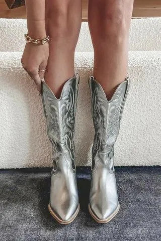 Westernstiefel mit Reißverschluss