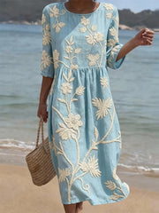 Azzurra | Vintage Besticktes Kleid