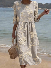 Azzurra | Vintage Besticktes Kleid