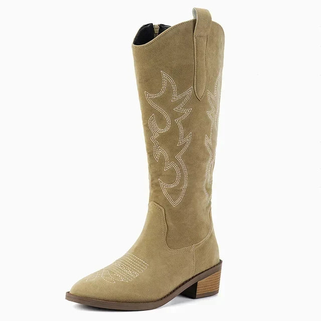 Gestickte Westernstiefel