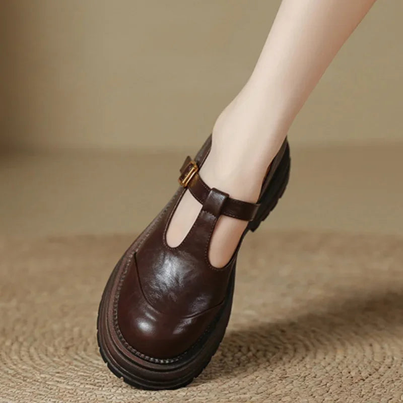 Fleur Sandalen mit T-Riemen