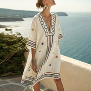 Leandra - Stilvolles und vielseitiges Strandkleid für sonnige Sommertage