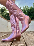 Westernstiefel mit Blockabsatz