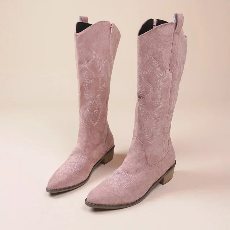 Westernstiefel mit Muster