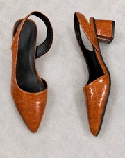 Amberly Slingback-Pumps im Retro-Look