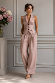Stella | Zweiteiliges Sommer-Set mit V-Ausschnitt