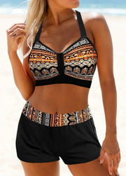 Janette - Hochtailliertes Ripp-Bikini