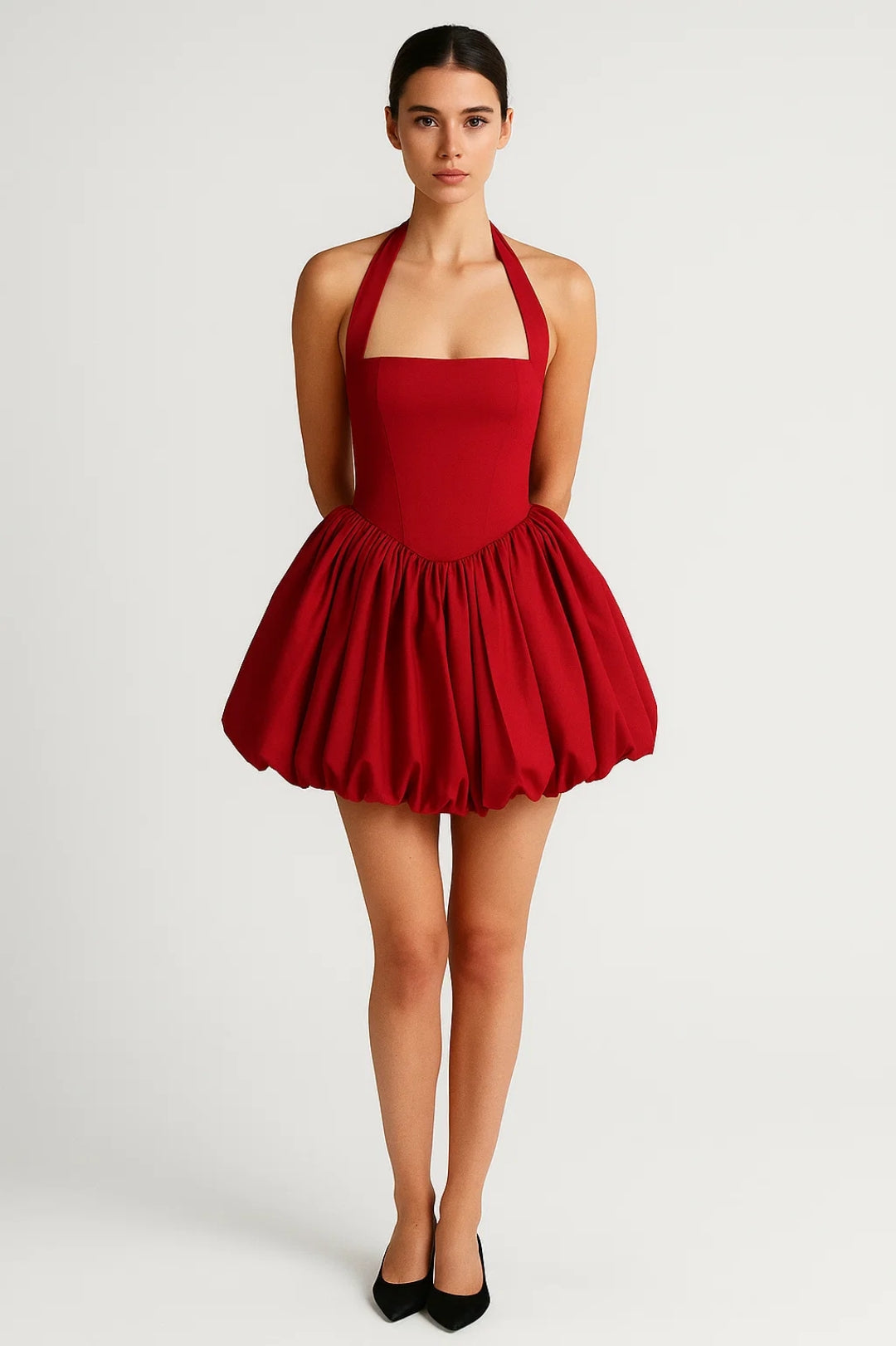 Fenja | Mini-Kleid mit Puffärmeln