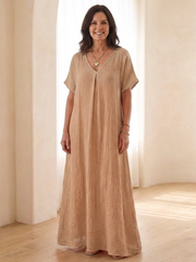 Liora | Midikleid mit V-Ausschnitt